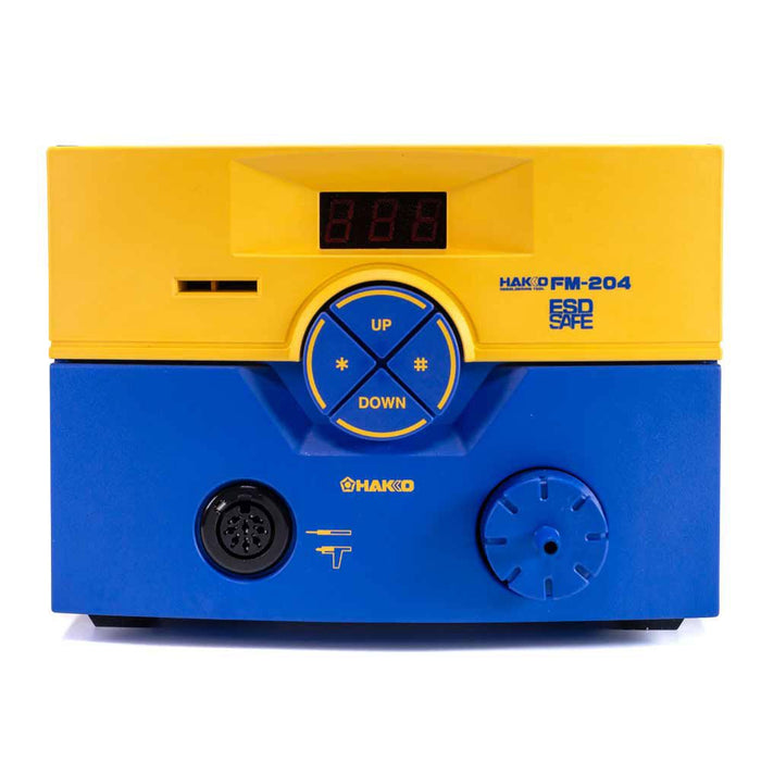 HakkoFM-204 "Self-Contained" Desolder & Soldering Station with FM-2024 Desolder Tool & FM-2027 Soldering Iron