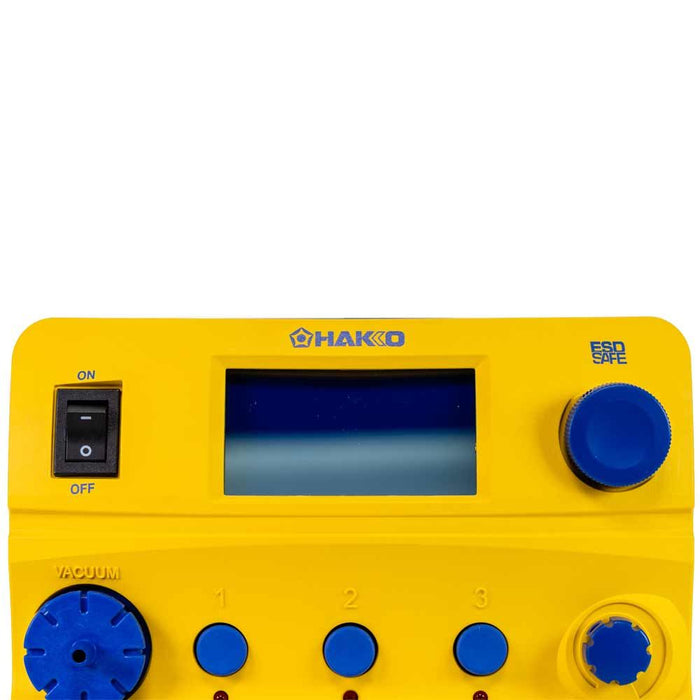 Hakko FM-206 Desolder-Tweezer-Solder Configuration