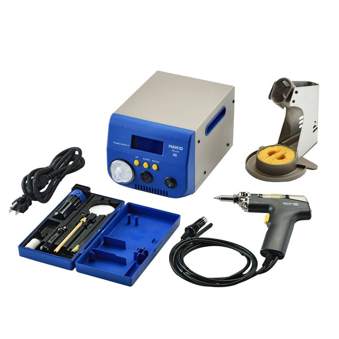 Hakko FR-410 High Power Desoldering Station with Gun-Style Desoldering Tool