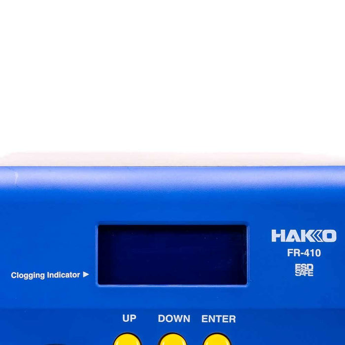 Hakko FR-410 High Power Desoldering Station with Gun-Style Desoldering Tool