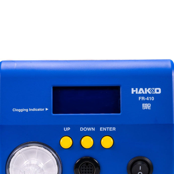 Hakko FR-410 High Power Desoldering Station with Pencil-Style Desoldering Tool