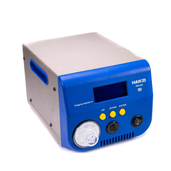 Hakko FR-410 High Power Desoldering Station with Gun-Style Desoldering Tool