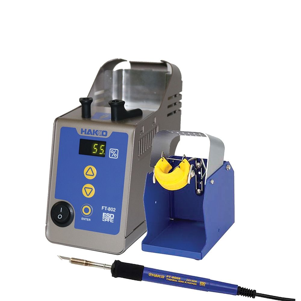 Hakko FT801 ESD-Safe Digital Thermal Wire Stripper, w/o Blades