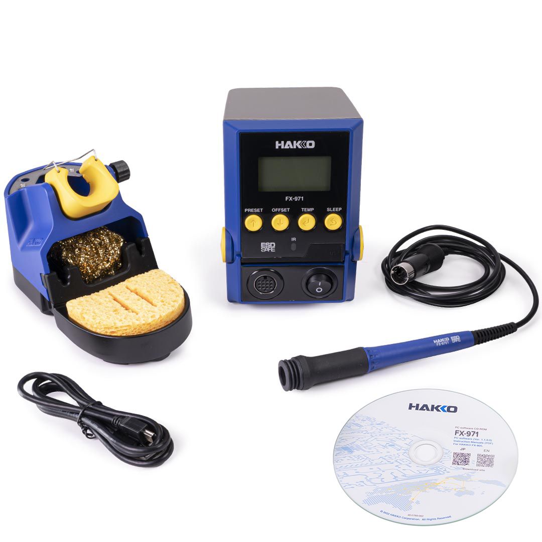 邦楽 SAKANAMON HAKKO Hakko FX-971 Soldering Station — starboardtechnology