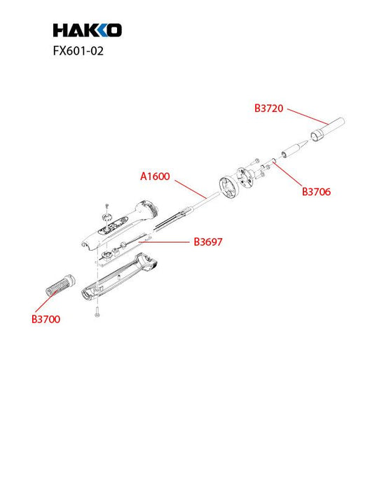 Hakko FX-601 Soldering Iron (Qty of 6)