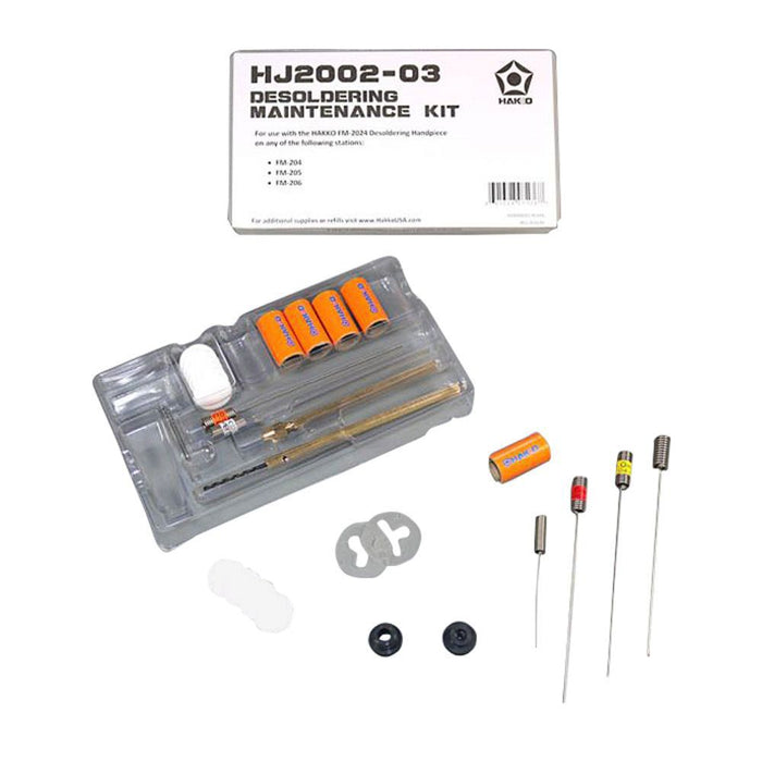 Hakko HJ2002-03 Desoldering Maintenance Kit for the HAKKO FM-2024