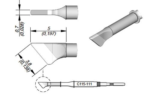 CARTRIDGE BLADE 3.5 X 0.7 | Pack of 10