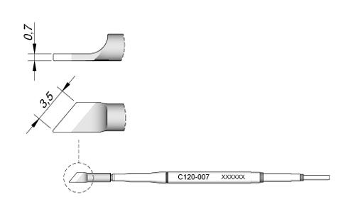 CARTRIDGE DUAL IN LINE 3.5 RIGHT| Pack of 10