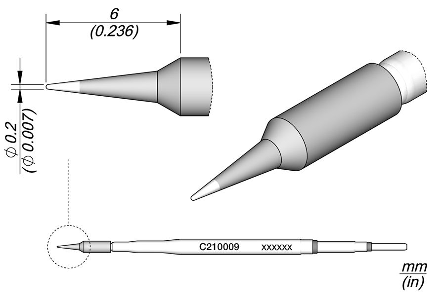CARTRIDGE CONICAL Ø 0.2 | Pack of 10