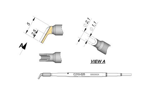 CARTRIDGE PIN/CONNECTOR Ø 1.1 | Pack of 10