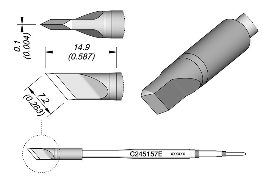 CARTRIDGE KNIFE 7.2 S1 EL | Pack of 10