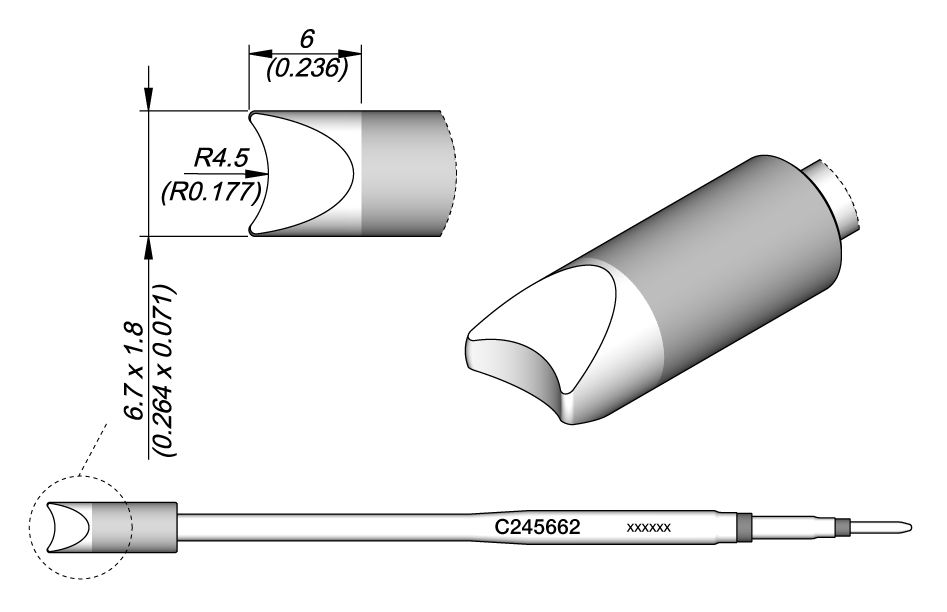 CARTRIDGE PIN/CONNECTOR RAD. 4.5 L| Pack of 10