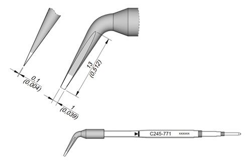 CARTRIDGE BENT 1 X 0.1 | Pack of 10