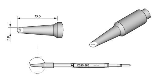 Cartridge Spoon Ø 1.9-10PK