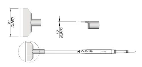 Cartridge Blade 20.0-10PK