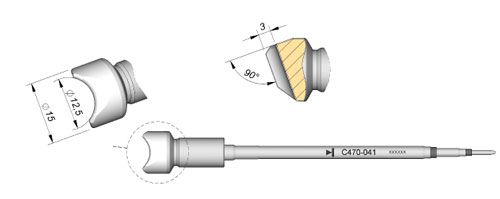 CARTRIDGE PIN/CONNECTOR Ø 12.5 | Pack of 10
