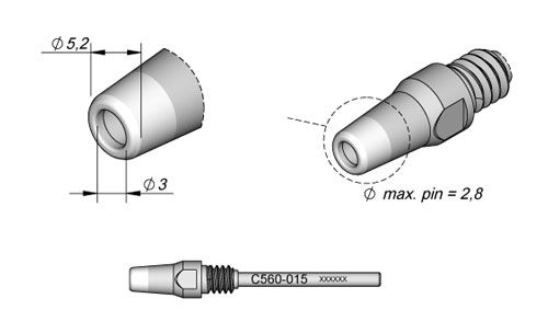 DESOLDERING TIP Ø 3 | Pack of 10