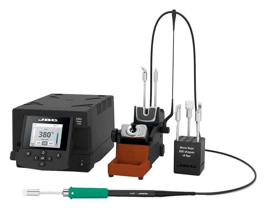 JBC HDE-1E Premium ESD-Safe Digital Heavy-Duty Solder Station