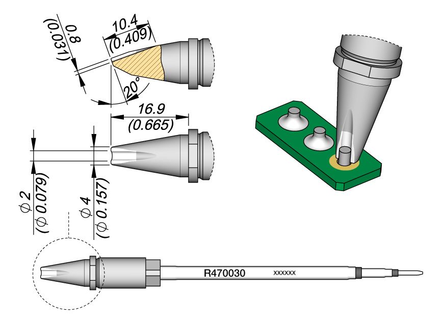 CARTRIDGE PIN-CONNECTOR Ø 2 | Pack of 10