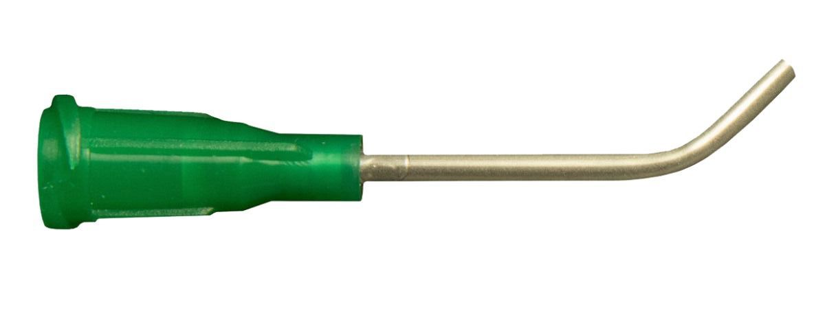 14 Gauge 0.5" IT Series Tip ID .069" 45º Bend - Olive - Box/50-100/PK ...
