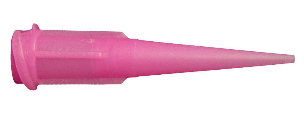 20 Gauge 1.25" High Precision Taper Tip ID .025" - Pink - Box/50-100/PK