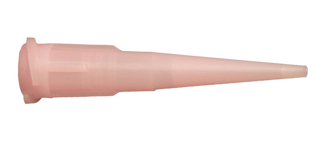 20 Gauge 1.25" Taper Tip ID .024" - Pink - Box/50-100/PK