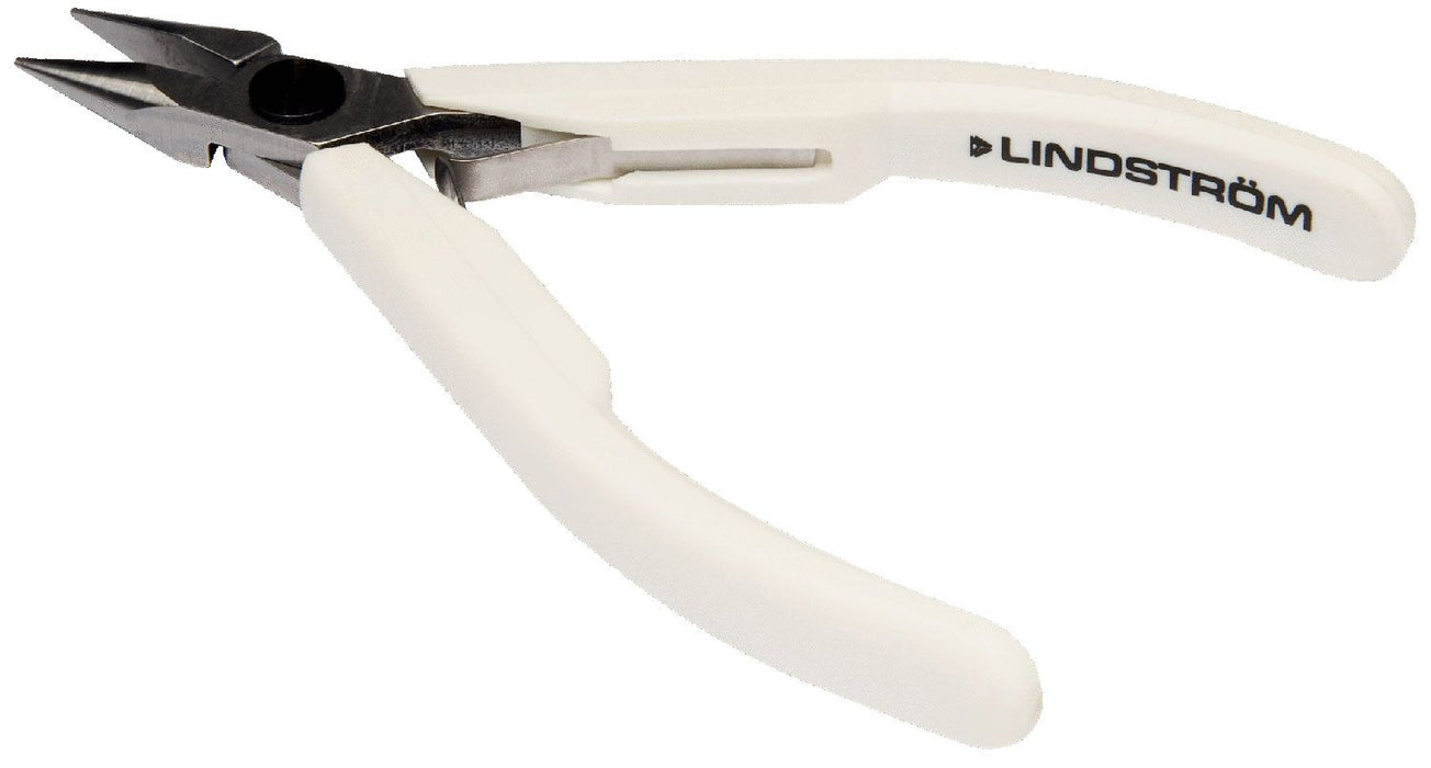 Lindstrom 7893 Supreme Series ESD-Safe Short Snipe Nose Pliers with Smooth, Small Jaw & Synthetic Handles, 4.72" OAL