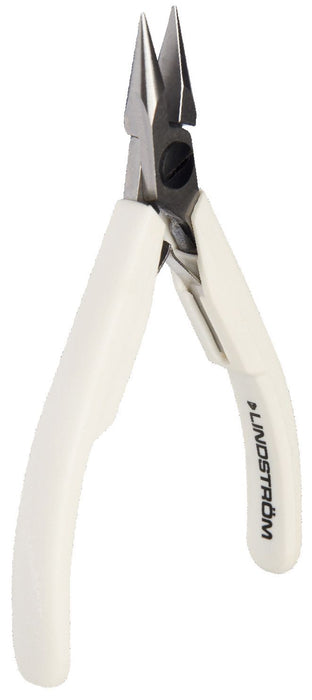 Lindstrom 7893 Supreme Series ESD-Safe Short Snipe Nose Pliers with Smooth, Small Jaw & Synthetic Handles, 4.72" OAL