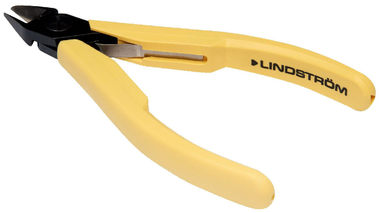 Lindstrom 8143 ESD-Safe Small Tapered Head Micro-Bevel&reg; Alloy Steel Cutter, 4.33" OAL