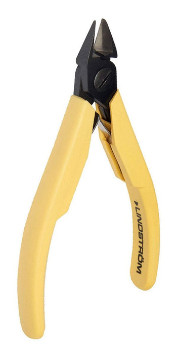 Lindstrom 8145 ESD-Safe Small Tapered Head Ultra-Flush&reg; Alloy Steel Cutter with Cushioned Grip Handles, 4.33" OAL