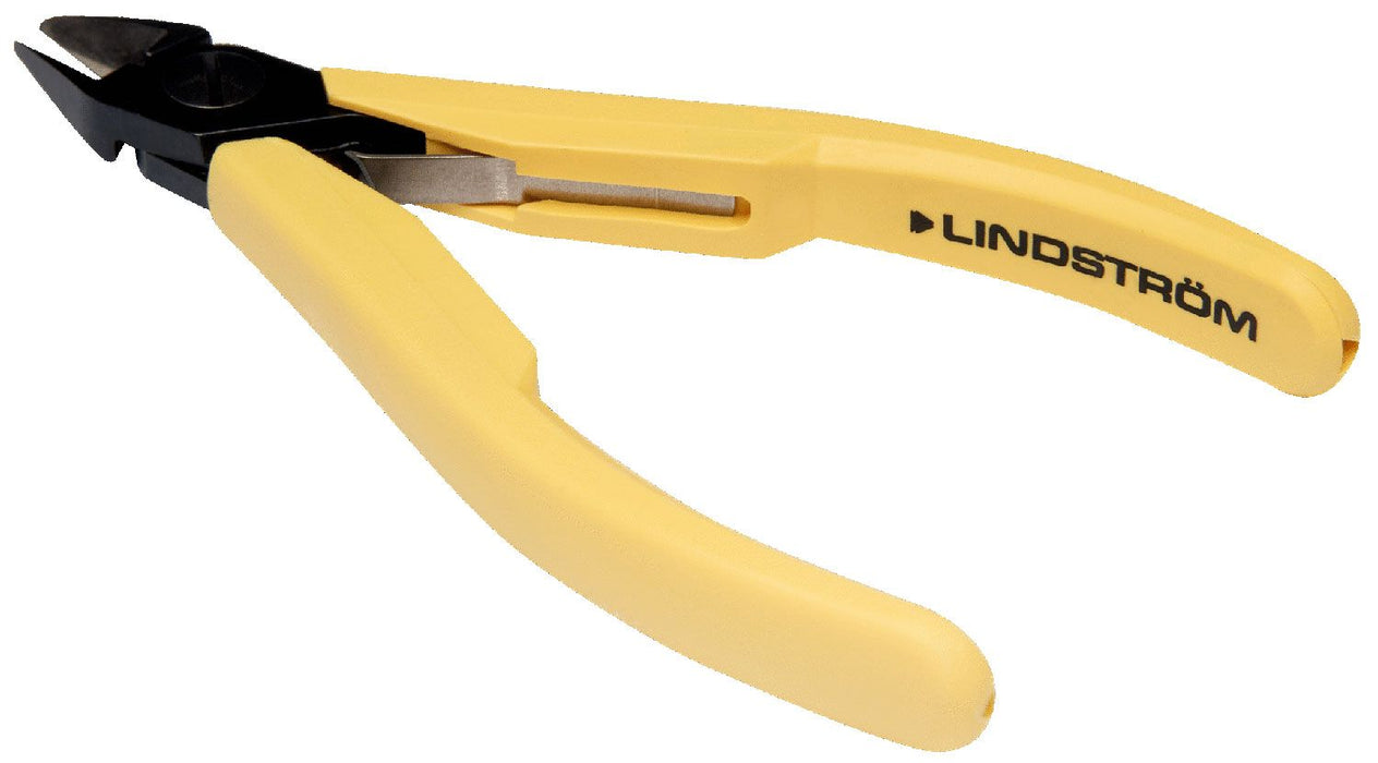 Lindstrom 8154 Precision Medium Tapered Head Diagonal Flush Alloy Steel Cutter with ERGO&trade; Handles, 4.43" OAL