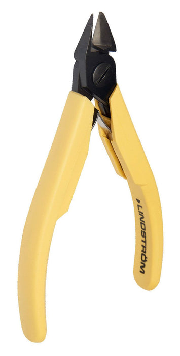 Lindstrom 8154 Precision Medium Tapered Head Diagonal Flush Alloy Steel Cutter with ERGO&trade; Handles, 4.43" OAL