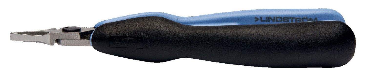 Lindstrom RX-7490 RX Series ESD-Safe Small Flat Nose Pliers with Smooth Jaw & ERGO&trade; Handles, 5.77" OAL