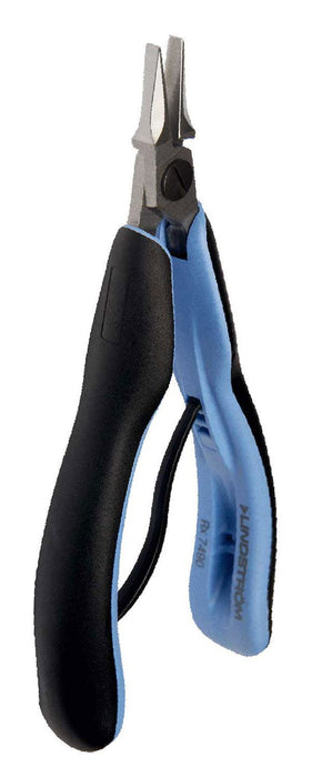 Lindstrom RX-7490 RX Series ESD-Safe Small Flat Nose Pliers with Smooth Jaw & ERGO&trade; Handles, 5.77" OAL