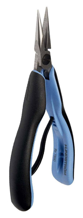 Lindstrom RX7890 RX Series ESD-Safe Small Chain Snipe Nose Pliers with Smooth Jaw & ERGO&trade; Handles, 6.24" OAL