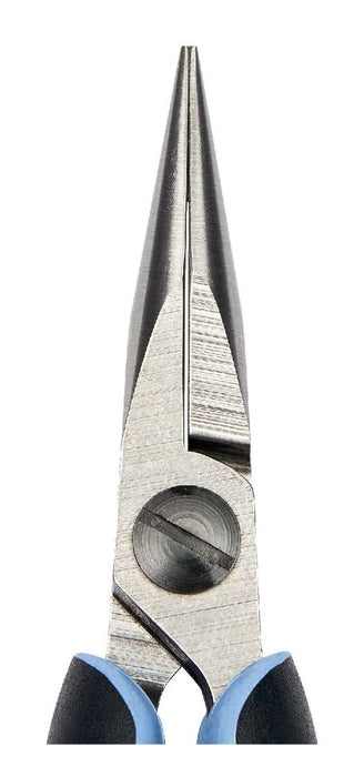 Lindstrom RX-7891 RX Series ESD-Safe Small Chain Snipe Nose Pliers with Serrated Jaw & ERGO&trade; Handles, 6.24" OAL