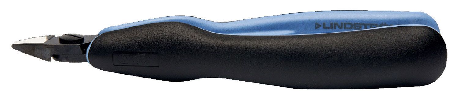 Lindstrom RX-8132 General Precision Extra Small Oval Head Diagonal Ultra-Flush&reg; Alloy Steel Cutter with ERGO&trade; Handles, 5.25" OAL