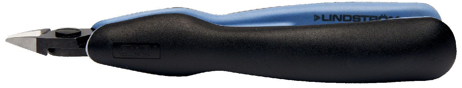 Lindstrom RX-8144 ESD-Safe Small Tapered Head Flush Cutter with ERGO&trade; Cushioned Grip Handles, 5.25" OAL