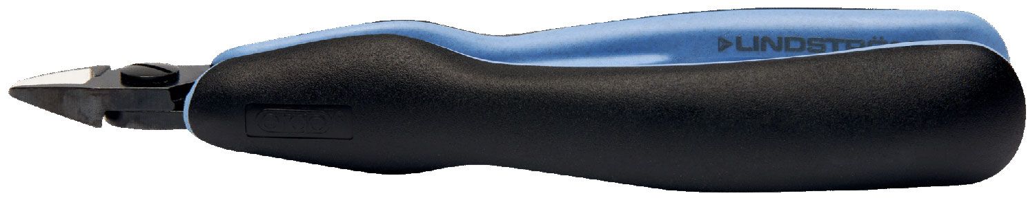 Lindstrom RX-8151 ESD-Safe Medium Oval Head Diagonal Flush Alloy Steel Cutter with ERGO&trade; Cushioned Grip Handles, 5.43" OAL