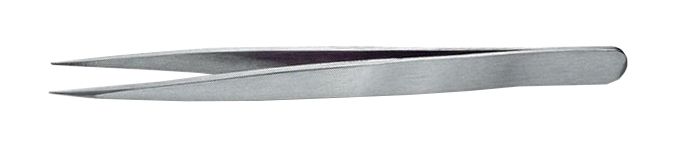 Lindstrom 231-SA ESD-Safe Stainless Steel Tweezer with Serrated, Straight, Strong, Pointed Tips