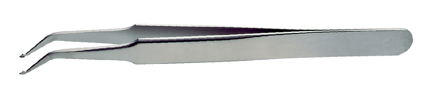 Lindstrom SM111-SA ESD-Safe Stainless Steel Tweezer SMD with Grooved Tips for 5.0mm Chips