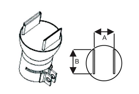 Metcal H-S16 SOIC 14,16 Chip Hot Air Nozzle, 6.8 x 10.2mm
