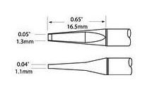 Metcal PTTC-802 800 Series Blade Tweezer Solder Cartridge, 1.27mm