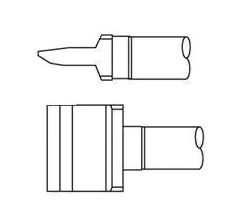 Metcal SMTC-162 700 Series Blade Rework Cartridge, 22.0mm