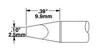 Metcal SSC-636A 600 Series 30° Chisel Solder Cartridge, 2.5mm