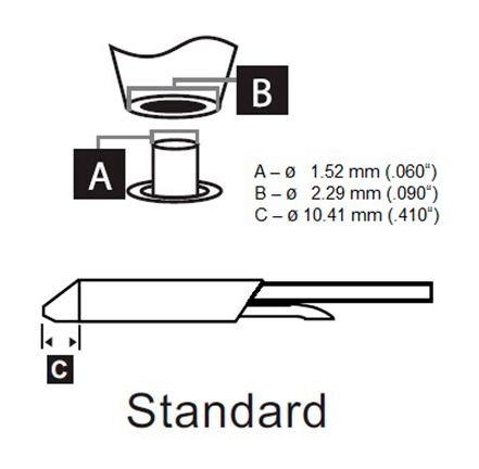 Metcal STDC-806 800 Series Desolder Cartridge, 1.52mm