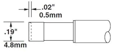 Metcal STTC-170 700 Series Heat Stake Solder Cartridge, 4.8mm