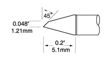 ULTRAFINE TIP CARTRIDGES, HOOF MICRO, 1.2 MM X 5MM-10PK