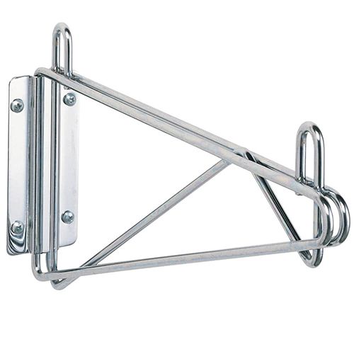 Metro 1WD18C Chrome Direct Wall Mount Single Bracket, 18"