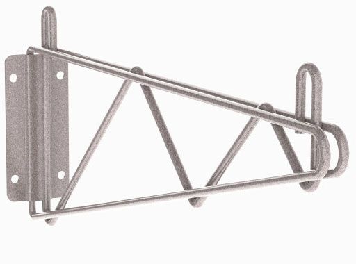 Metro 1WD14K4 Metroseal&reg; Gray Direct Wall Mount Single Bracket, 14"